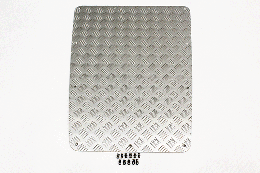 TERRAFIRMA BONNET CHEQUER PLATE - SILVER - PRE-2007