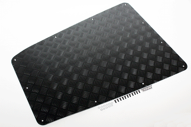 TERRAFIRMA BONNET CHEQUER PLATE - BLACK - PRE-2007