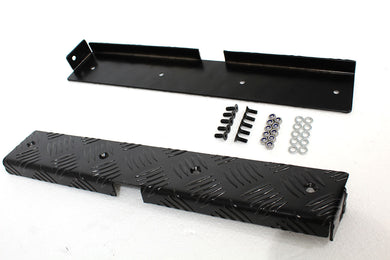REAR CORNER CHEQUER PLATE KIT - BLACK - 110 DEF 2007 ON