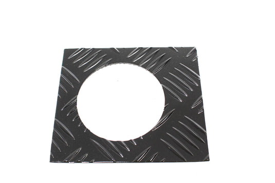 FUEL FILLER SURROUND CHEQUER PLATE - BLACK - TD5 ON