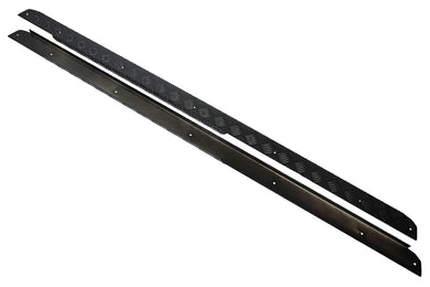 SIDE SILLS CHEQUER PLATE - BLACK - DEF 110 NON-S/WAGON