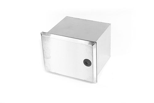 TERRAFIRMA STAINLESS STEEL LH REAR WHEEL ARCH SIDE LOCKER - ALL 110 SW