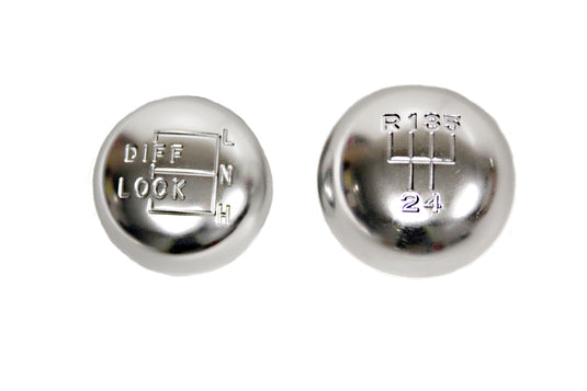 TERRAFIRMA ALLOY GEAR AND TRANSFER BOX LEVER KNOBS FITS DEFENDER 83 - 94