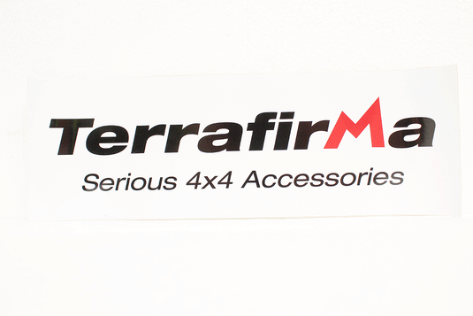 TERRAFIRMA STICKER 300MM X 100MM