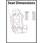 Corbeau Pro-Series X Racing Seat - EXCEL WIDTH